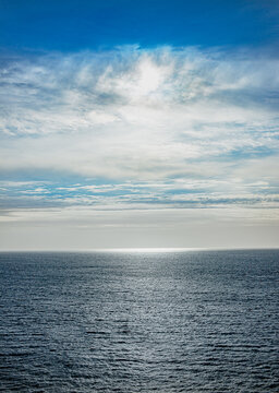 Sky and ocean backdrop