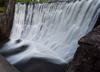 waterfall | Wisla River - obrazy, fototapety, plakaty