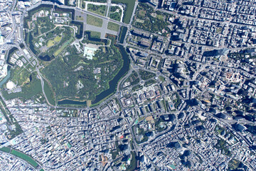 官庁街・真俯瞰空撮・空撮