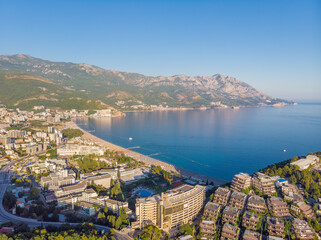 Fototapeta premium The view of Becici Budva, Montenegro