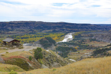 Obraz premium Missouri River in the Dakotas