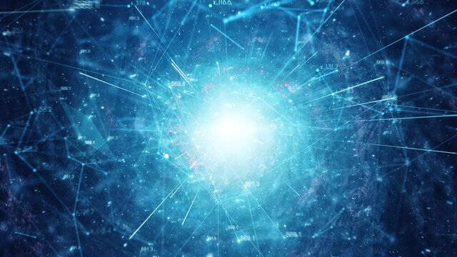 Artificial Intelligence Neural Network Motion Background