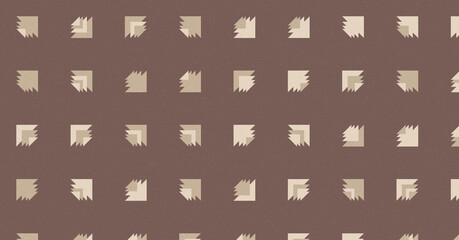 Abstract Color Halftone Dots generative art background illustration