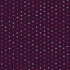 Abstract Color Halftone Dots generative art background illustration