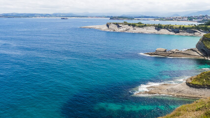 cliff in the sea