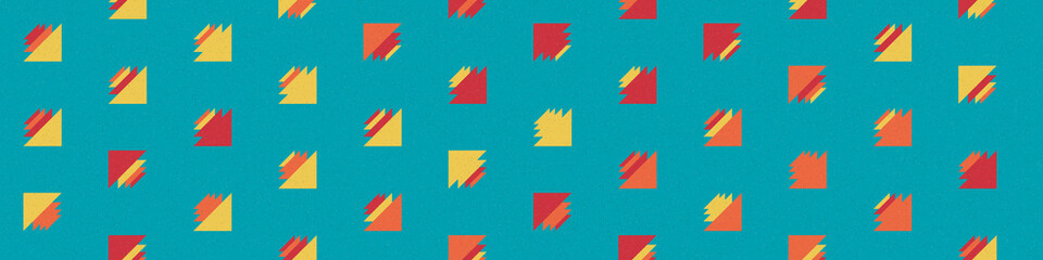 Abstract Color Halftone Dots generative art background illustration