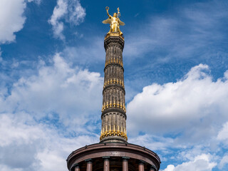 Siegessäule Berlin with sky