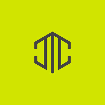Initial letter CMC logo design, CMC typography logo vector.  CMC custom letter font logo