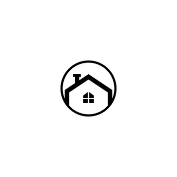 home logo design, hotel, or real estate for property business company logo design, Corporate home logo, Family house logo.