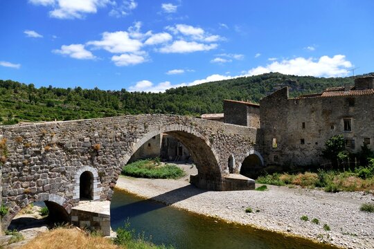 Le pont vieux &agrave; Lagrasse