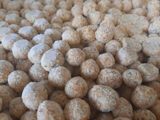Turkish sour meatballs on the plate