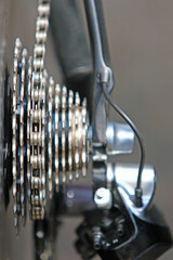 D&eacute;tail de v&eacute;lo de comp&eacute;tition.