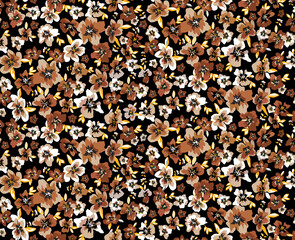 seamless flowers pattern, floral print.
