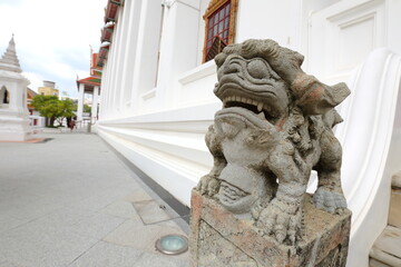 Obraz premium Chinese Animal figure doll located in Wat Ratchanaddaram Bangkok, Thailand.