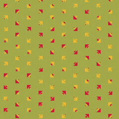 Abstract Color Halftone Dots generative art background illustration