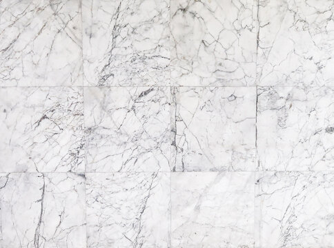 pattern of nature white marble wall in Building. 