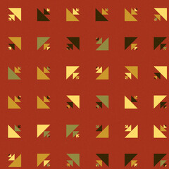 Abstract Color Halftone Dots generative art background illustration