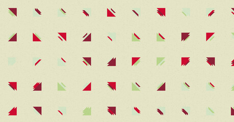 Abstract Color Halftone Dots generative art background illustration