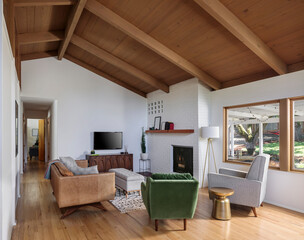 Mid-Century Modern styled living room