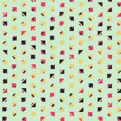 Abstract Color Halftone Dots generative art background illustration