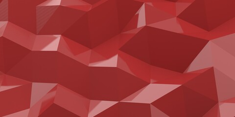 Obraz premium Abstract red background. 3D render.