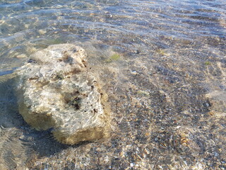 stone on the beach