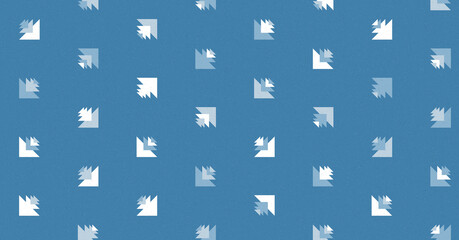 Abstract Color Halftone Dots generative art background illustration