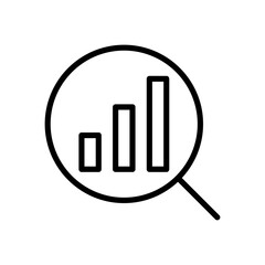 data analysis icon vector illustration