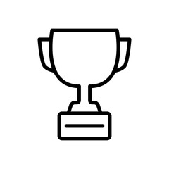 trophy, cup icon vector illustration