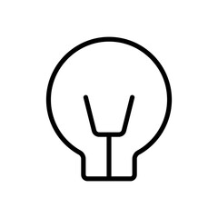 idea, bulb icon vector illustration