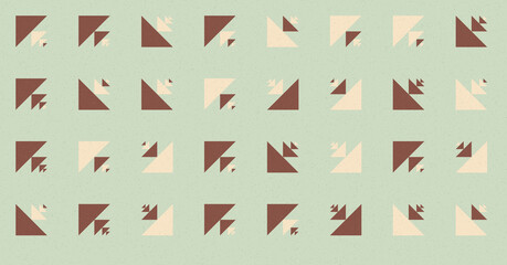 Abstract Color Halftone Dots generative art background illustration