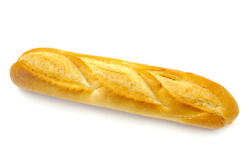 baguette de pain isolé sur un fond blanc