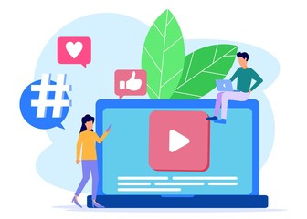 Le mème pour communication Illustration vector graphic cartoon character of content viral