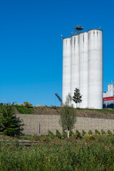 Getreidesilos in Heilbronn