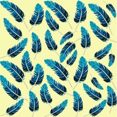 Fototapeta na wymiar feathers pattern