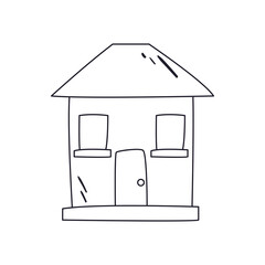 house line style icon vector design