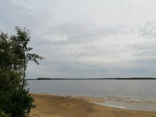 beach and clouds