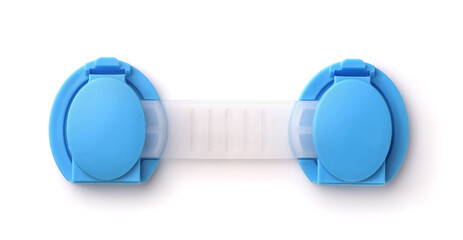 Top view of child safety furniture door lock