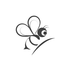 Bee Logo Template vector
