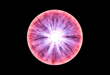 Long Exposure of a Plasma Globe