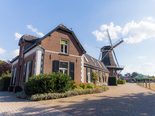 Historic buildings in the town of Vorden, The Netherlands