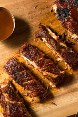 Homemade Smoked St Louis Style Spare Ribs