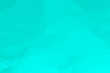 Aquamarine turquoise gradient abstract background, blurred waves