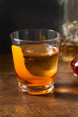 Boozy Refreshing Rye Whiskey Vieux Carre Cocktail