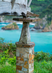 Horreo en La Regalina hermitage, Cadavedo, Valdes Council, Cantabrian Sea, Asturias, Spain, Europe