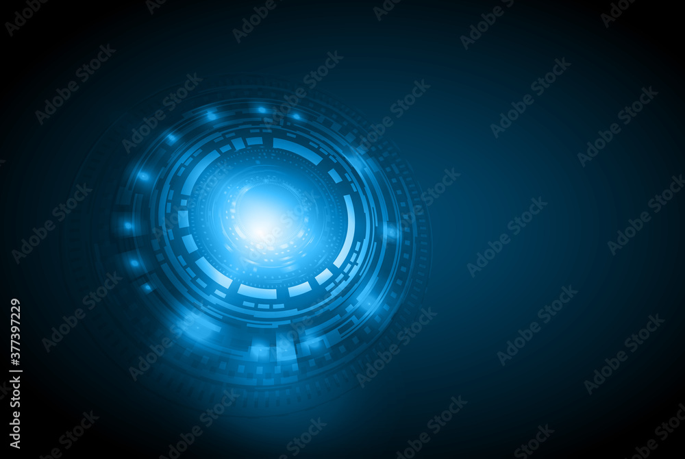 Poster business background business background abstract business background.vector design. circular technol