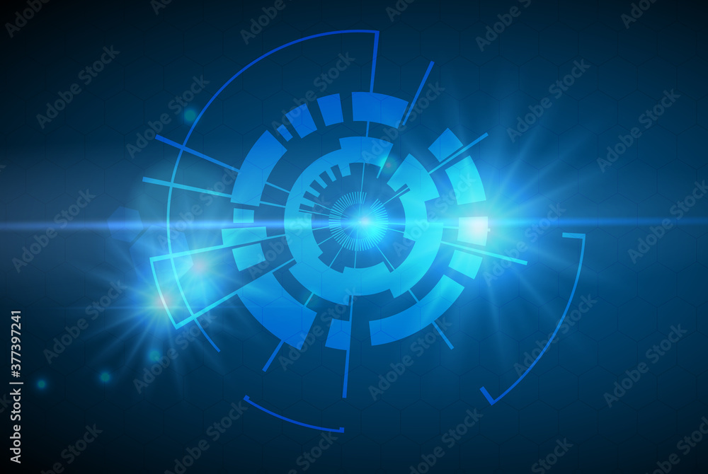 Poster business background business background abstract business background.vector design. circular technol