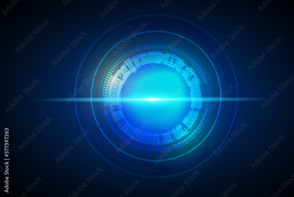 Poster business background business background abstract business background.vector design. circular technol