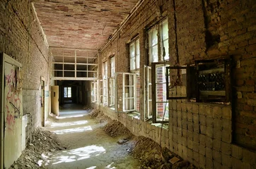 Selbstklebende Fototapete Altes Krankenhaus Beelitz Beelitz Heilstätten