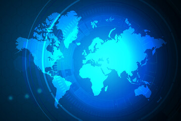 business background business background Abstract business background.Vector design. Circular Technology Background Design vector illustration - Vector